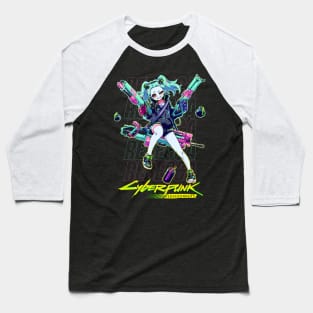 Cyberpunk Edgerunners Rebecca Baseball T-Shirt